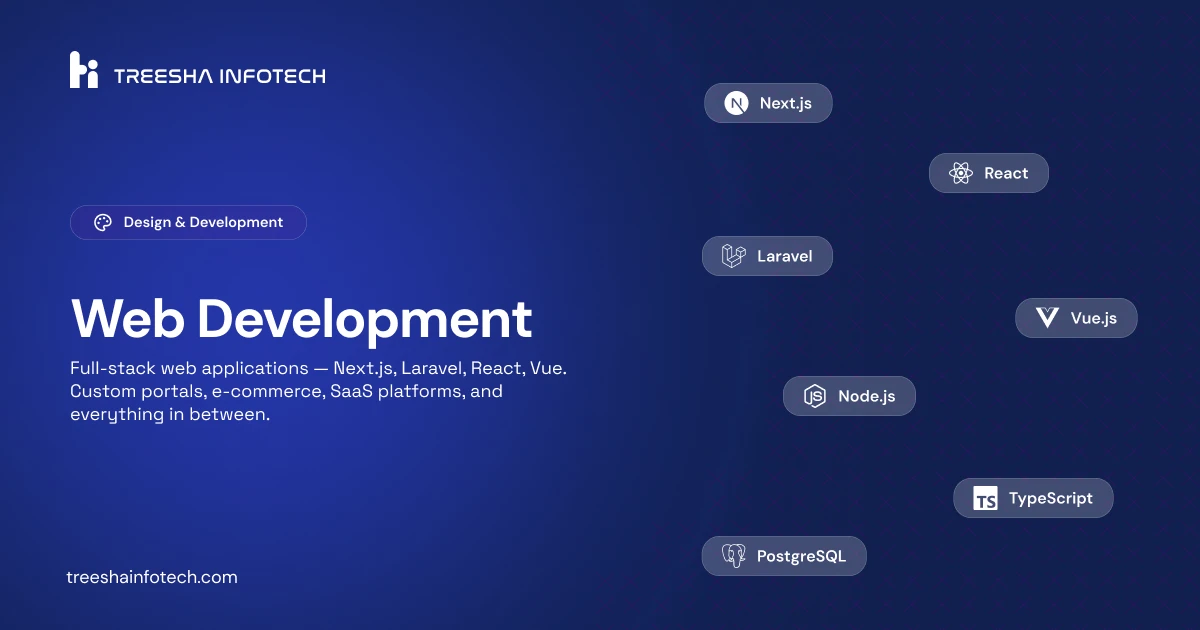 Web Development | Treesha Infotech